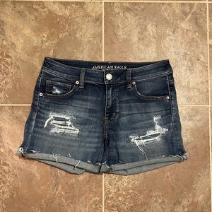 American Eagle size 10 midi Jean shorts